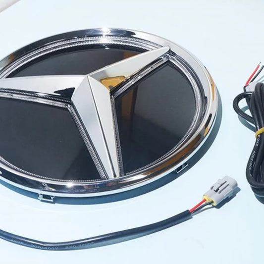 LED Illuminated Mercedes-Benz Star Grille Emblem – Front LED Logo Badge