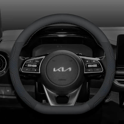 Kia Carbon Fiber Suede Steering Wheel Cover