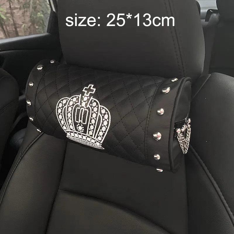 Punk Chain Leather Tissue Box Holder - Block Style Car Organizer