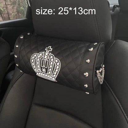 Punk Chain Leather Tissue Box Holder - Block Style Car Organizer
