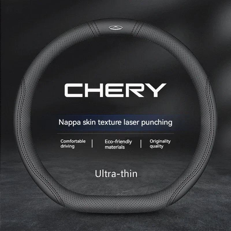 Chery Suede Leather Steering Wheel Cover