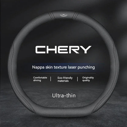 Chery Suede Leather Steering Wheel Cover