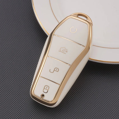 BYD Atto 3 Han EV Dolphin TPU Key Case Cover - 4 Button Protection