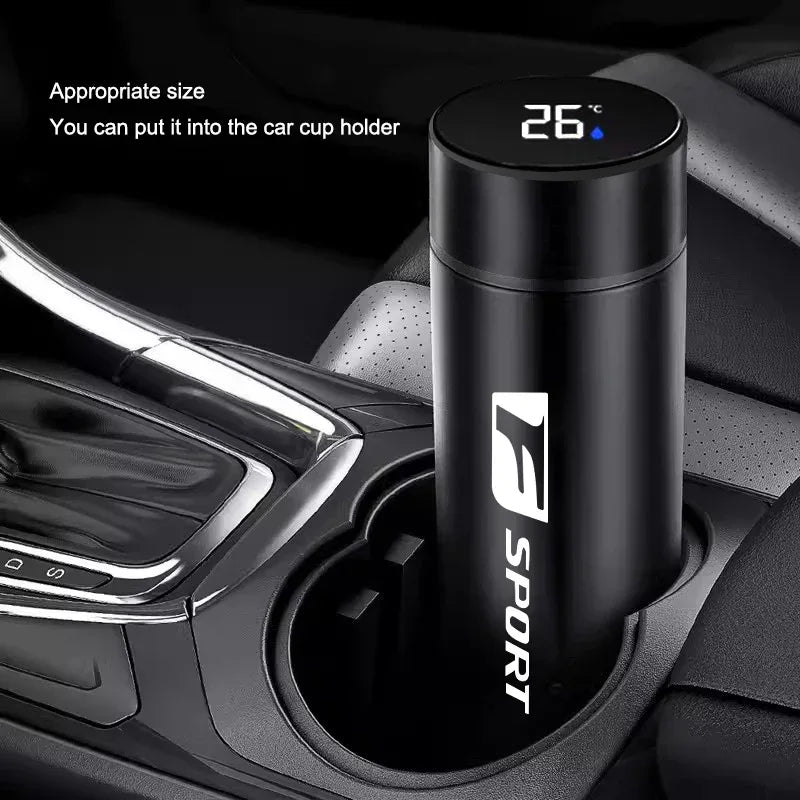 F Sports Smart Thermos 500ML - Black