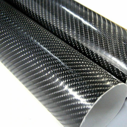 7D Carbon Fiber Vinyl Wrap Film Glossy Self-Adhesive Car Sheet Roll