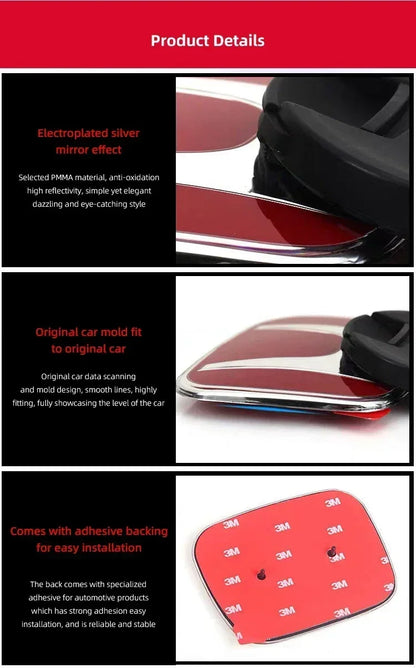 Honda Logo Badge Modification Sticker for Civic, Accord & CR-V - Black Steering wheel / 8th Accord 2008-2012