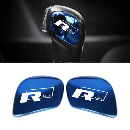 VW R-Line Gear Shift Knob Emblem Stickers