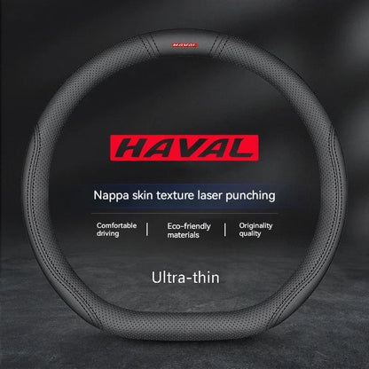 Haval Suede Leather Steering Wheel Cover Anti-Slip Grip