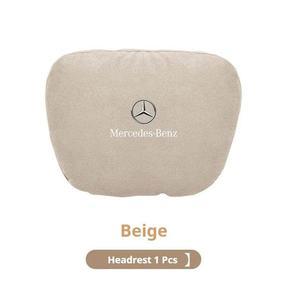 Mercedes-Benz Neck Pillow & Lumbar Support Cushion | For A B C E S V R-Class, CLA, GLA, GLB, GLC, GLE, SLK, A45, C43 - 