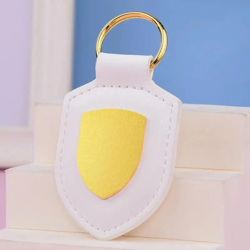 Shield Leather Keychain Metal Logo GTS 986 997 958 918 970 981 996 991