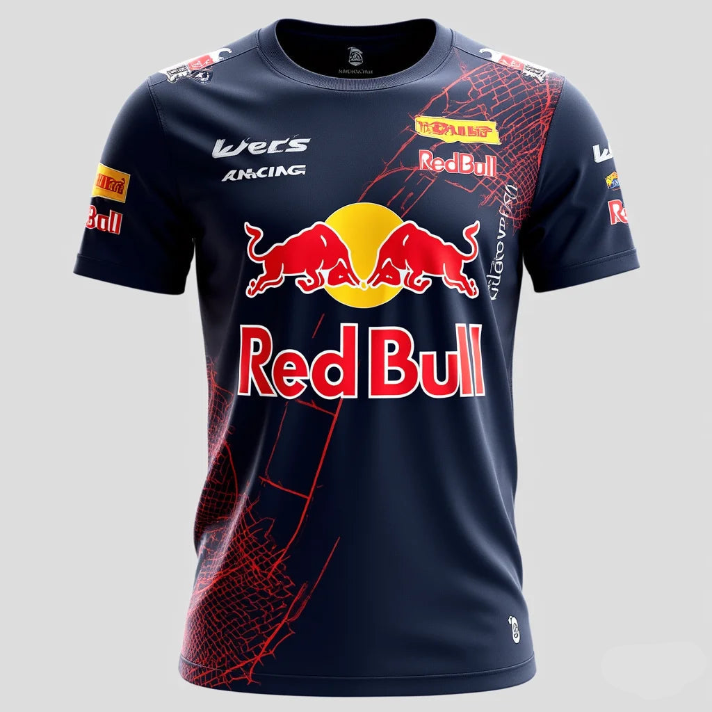 Red Bull Racing T-Shirt 2025 – Men’s 3D Formula 1 Tee - HN-T-shirt-966 / XXS