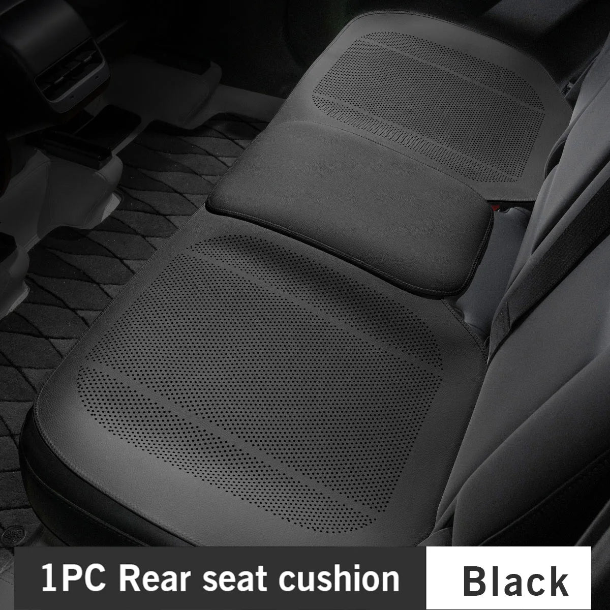 Tesla Car Seat Covers – Full Surround Nappa Leather, Breathable & Sweatproof All Seasons - 1PC White Front