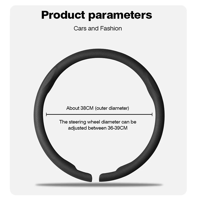 Porsche Nappa Leather Steering Wheel Cover