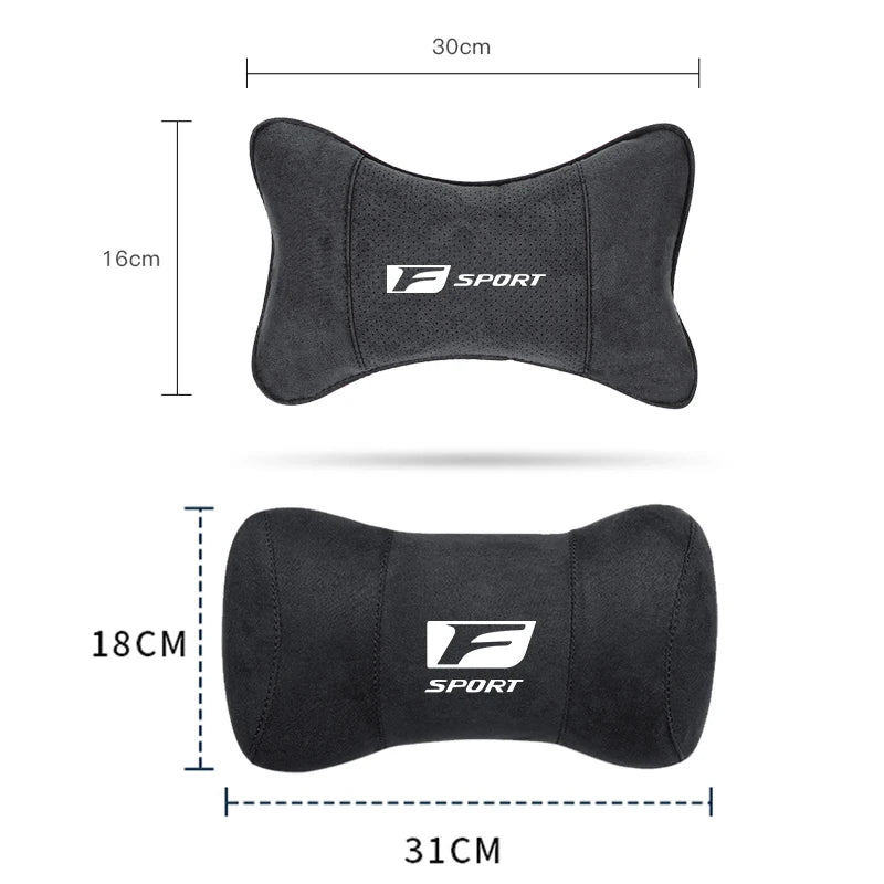 Lexus Car Neck Pillow Suede Memory Foam