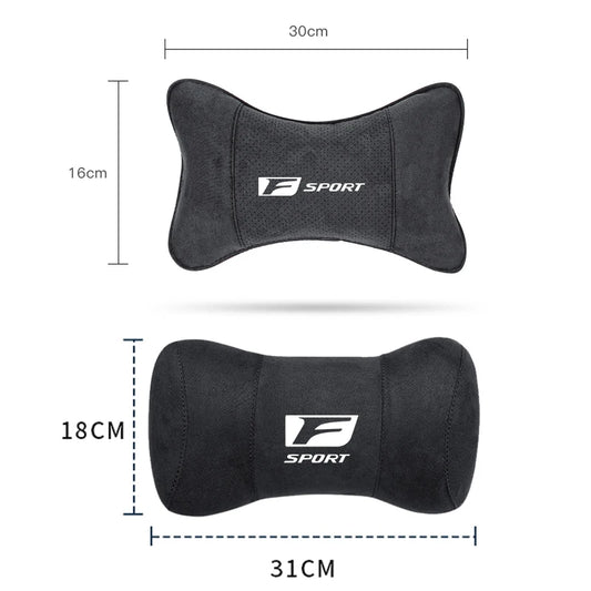 Lexus Car Neck Pillow Suede Memory Foam