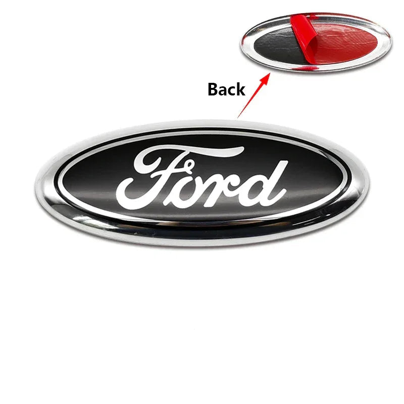 Ford 14.5cm Metal Front Grille & Trunk Logo Badge Emblem - G