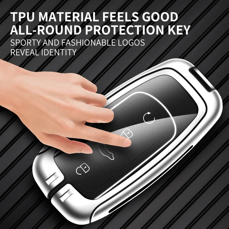 Zinc Alloy Smart Key Case for Chery Tiggo 8 Pro Plus Arrizo 5