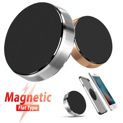Magnetic Car Phone Holder – Universal Dashboard & Wall Mount Stand for iPhone, Samsung, Xiaomi, Huawei & More - Black