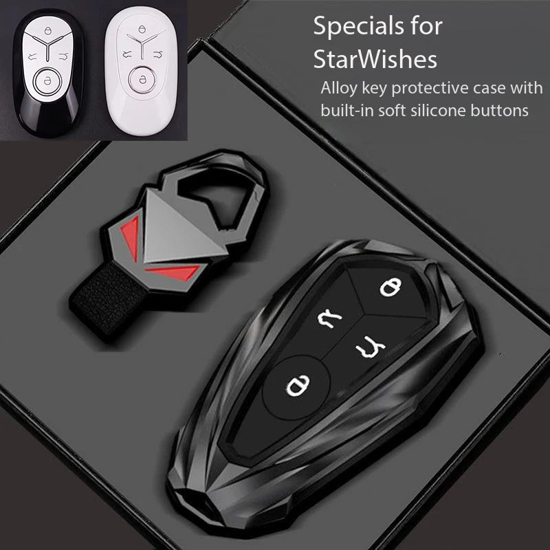 Geely EX2 Geome Galaxy Zinc Alloy Key Cover - I-5