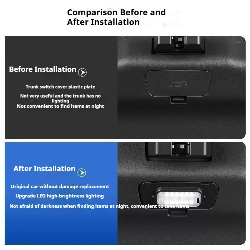 Geely Starray EM-i / EX5 Boot Light Upgrade