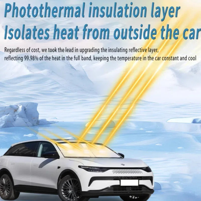 Front Windshield Sunshade for Volkswagen T-Cross / Volkswagen Tacqua C11 (2018–2025) - 