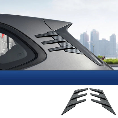 Geely EX5 / Galaxy E5 Rear Window Wind Blade – Sports Louver Wing Modification (2024–2026) - Bright black