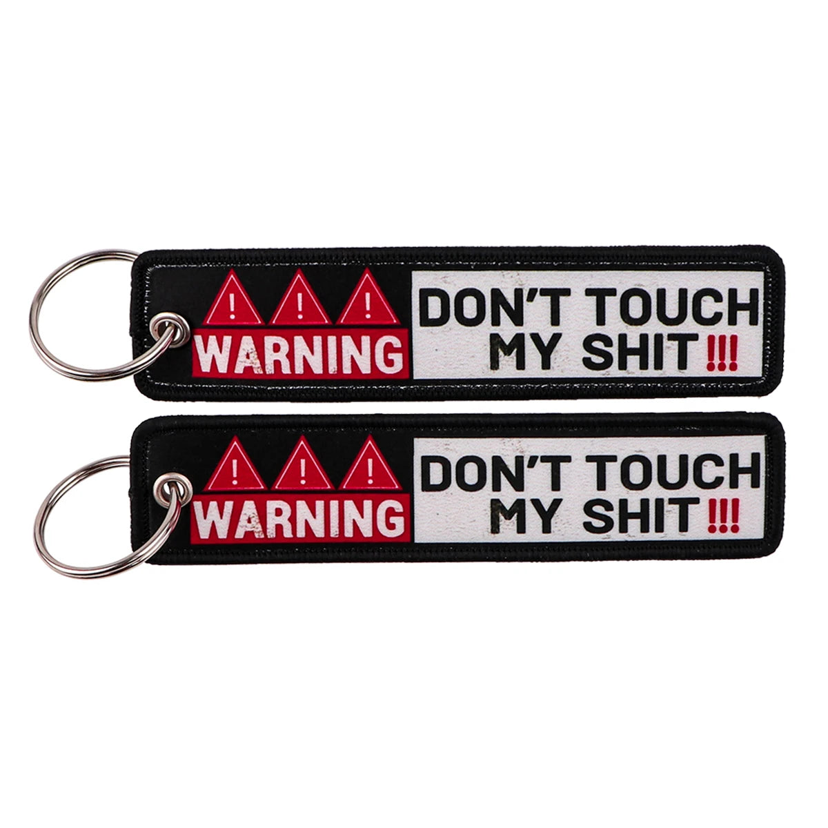 Embroidered Keys Tag Keychain - Personalized Key Identifier Fob