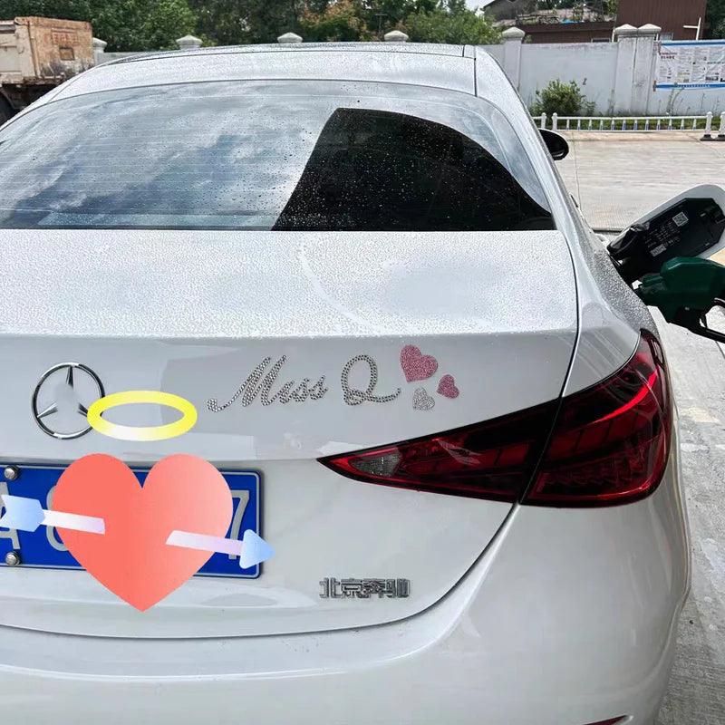 Bling Diamond Crystal Car Stickers Anti-Scratch Rhinestone Decals
