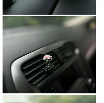 Mini Rose & Sunflower Car Vase