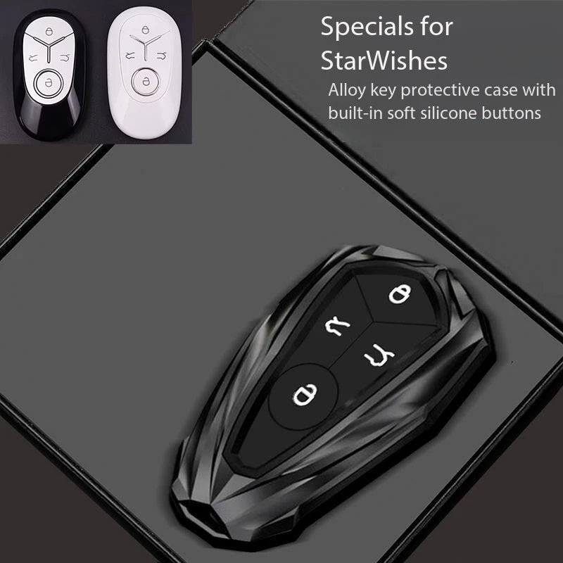 Geely EX2 Geome Galaxy Zinc Alloy Key Cover - I-1