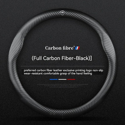 Opel Carbon Fiber Leather Steering Wheel Cover