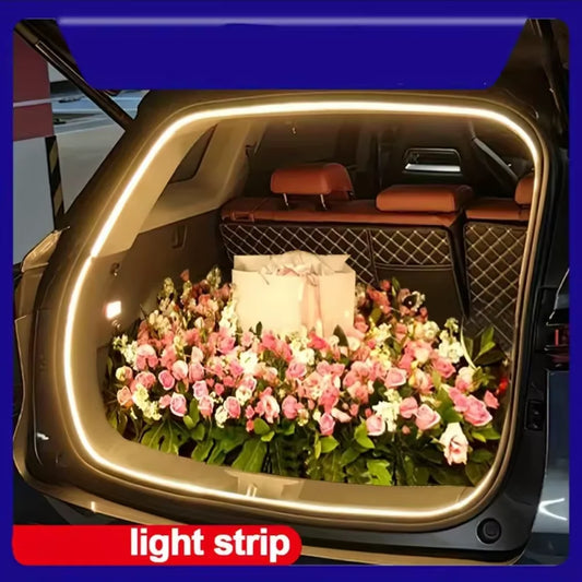 LED Trunk Ambient Light Strip with Auto-Sensing, Wire-Free Install