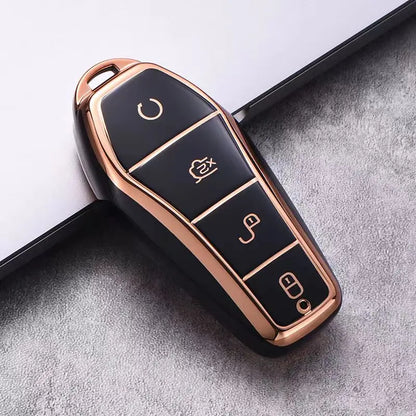 BYD Atto 3 Han EV Dolphin TPU Key Case Cover - 4 Button Protection