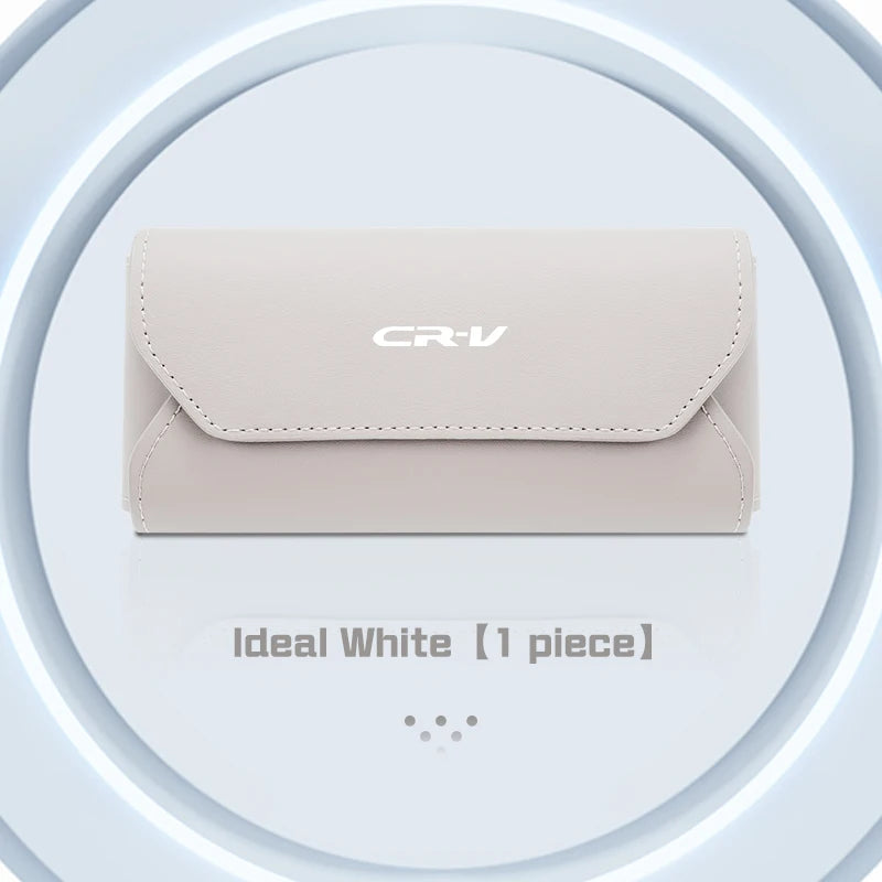 Honda Accord Civic CRV Magnetic Leather Glasses Case Holder