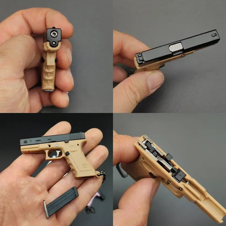 Mini Scale Key Chain G17 Metal Keychain 1:3 Scale Tactical Mini Replica Gift – Carmoods.com