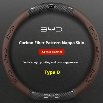 BYD Anti-Slip Suede Steering Wheel Cover