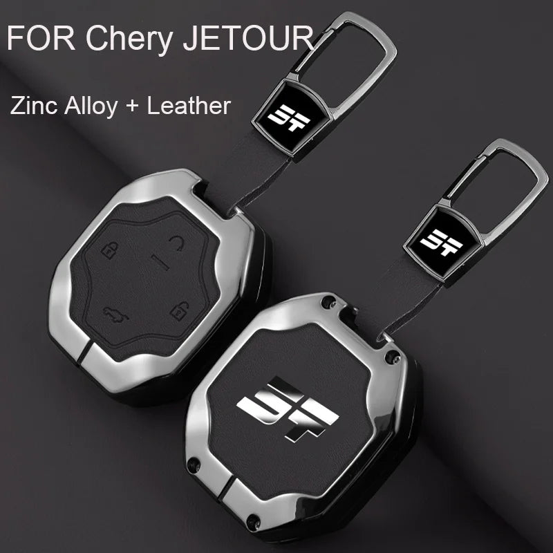 Chery Jetour Traveler 2023-2024 Zinc Alloy TPU Key Case Cover