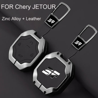 Chery Jetour Traveler 2023-2024 Zinc Alloy TPU Key Case Cover