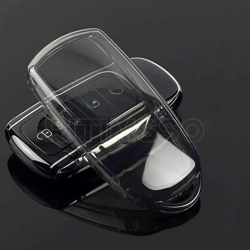 Transparent TPU Car Remote Key Case Cover for Chery Tiggo 8 Plus New 5 7