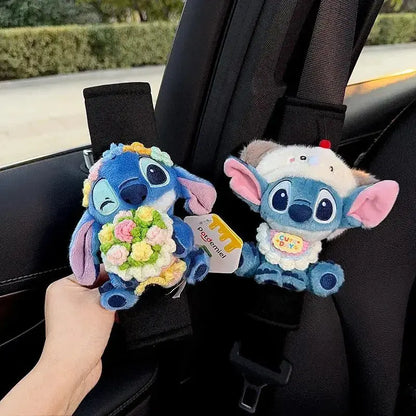 Stitch Car Seat Belt Cover Anime Cartoon Shoulder Pad