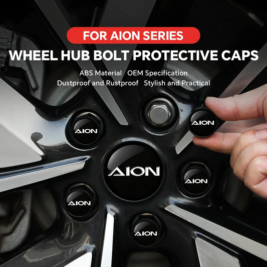 GAC AION Wheel Lug Nut Caps 20pcs Set Chrome Protection