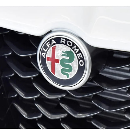 Alfa Romeo 147 156 159 74mm Front Hood Emblem Badge 2pcs