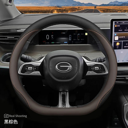 Leather Steering Wheel Cover for GAC GS3 GS4 Emzoom Empow Emkoo