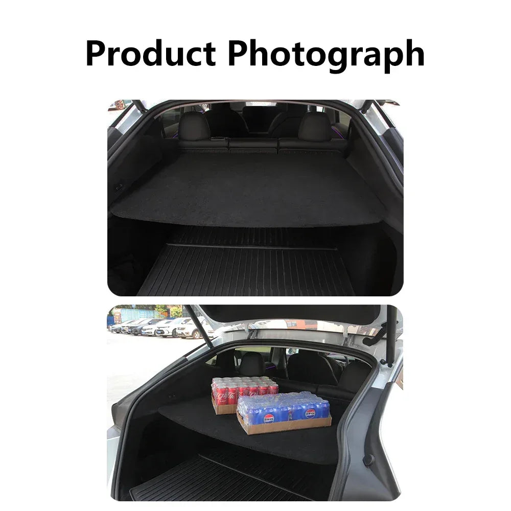 Tesla Model Y Juniper 2025 Trunk Retractable Cargo Cover - 