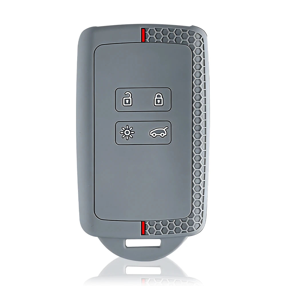Renault & Dacia Card Key Cover — Clio, Captur, Megane, Duster - GRAY