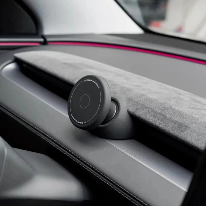 Silicone Magnetic Phone Holder for Tesla Model 3 Highland & Model Y Juniper – MagSafe Compatible