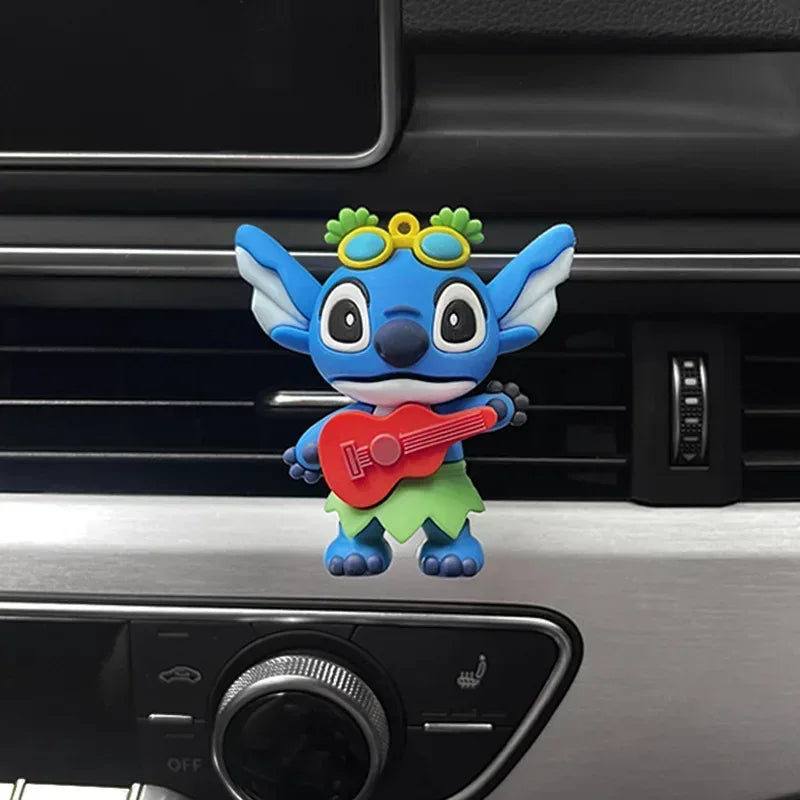 Disney Stitch Car Air Freshener Vent Clip - Anime Figure Ornament - A