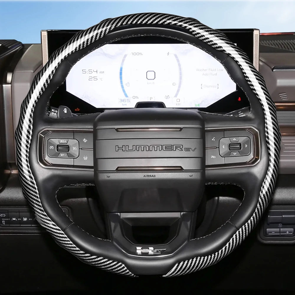 GMC Sport Snap-On Steering Wheel Cover - Round Shape / Silver
