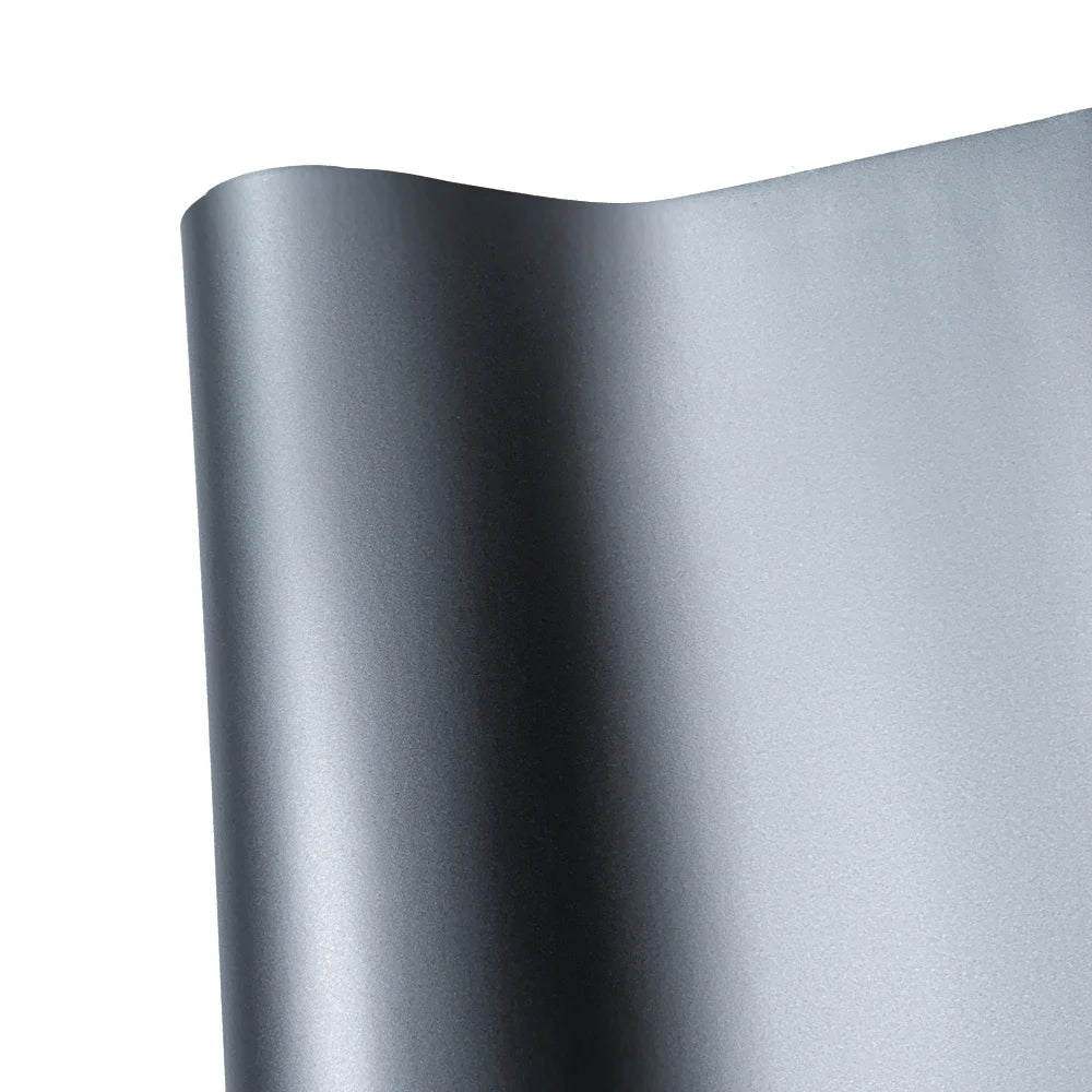 Matte White Vinyl Car Wrap Film — Self-Adhesive Waterproof Foil
