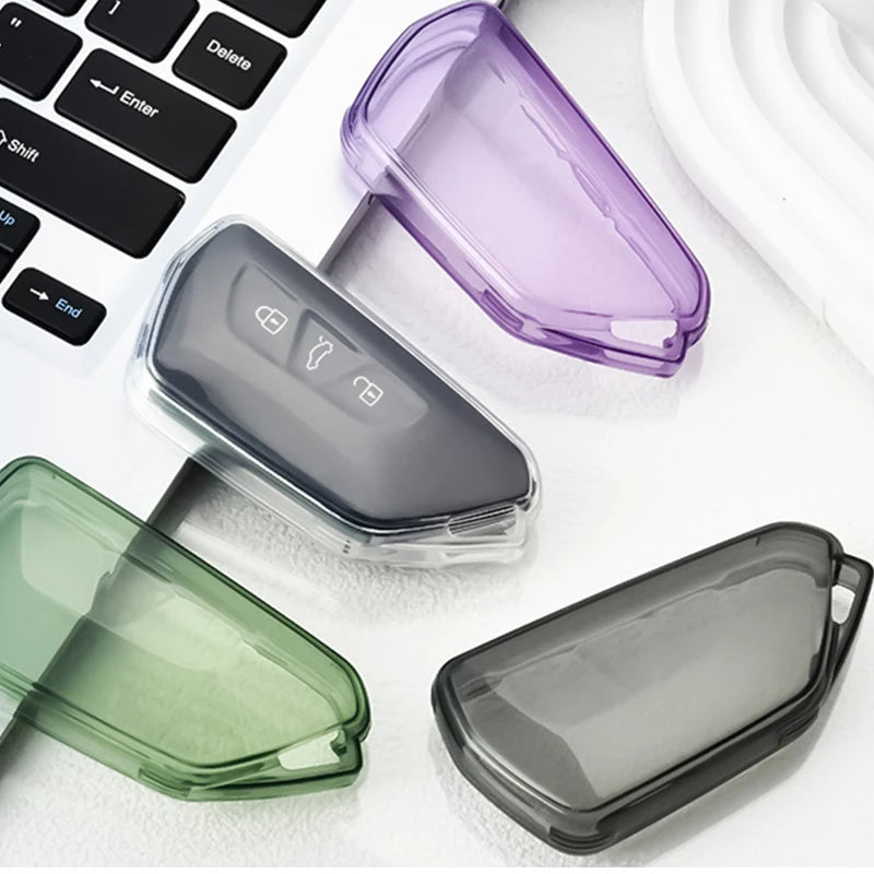 Volkswagen Golf 8 & Skoda Octavia Clear TPU Key Case